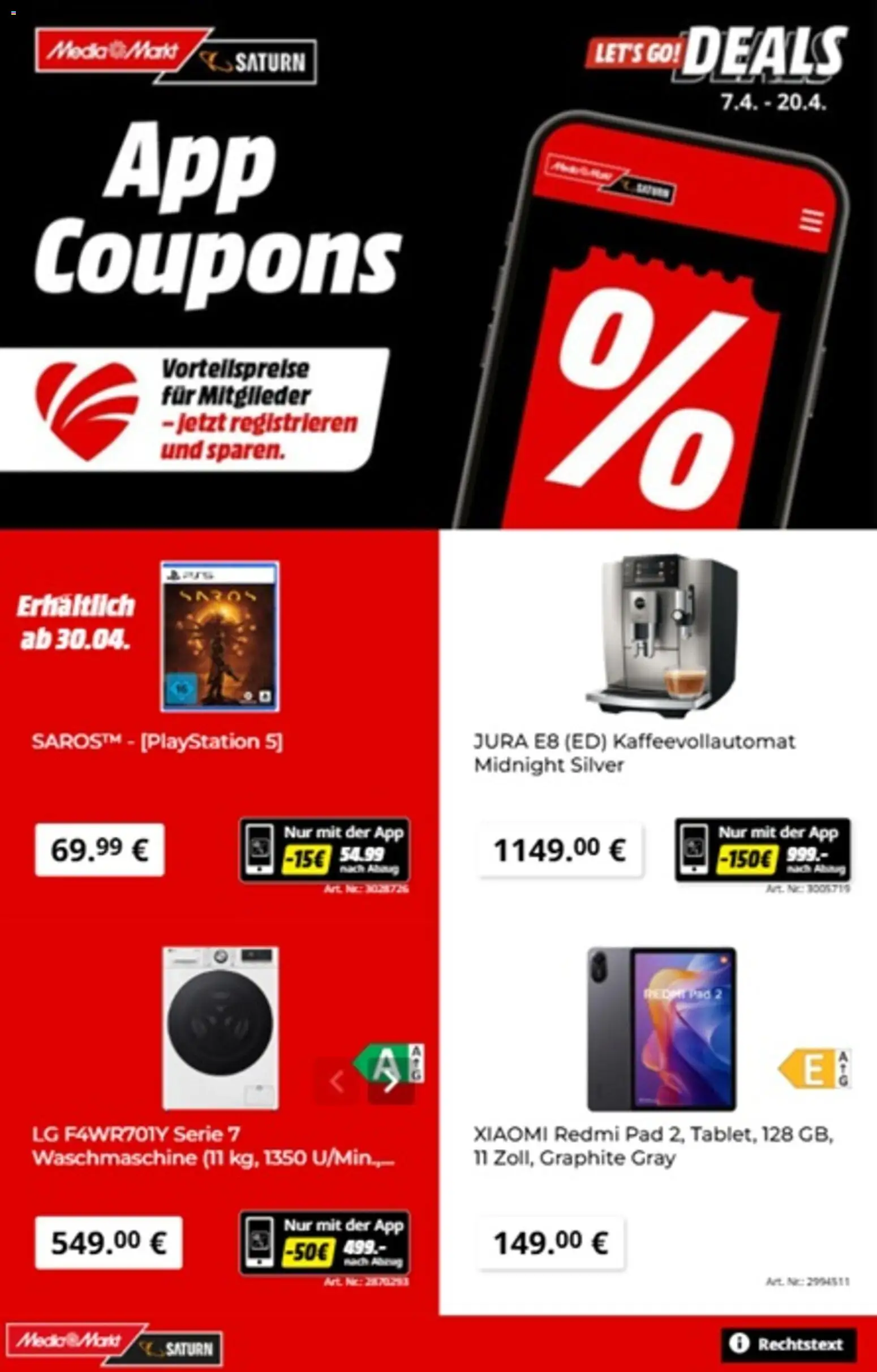 Media Markt Prospekt 	 - Seite 1 - gültig ab 07.04.2026
