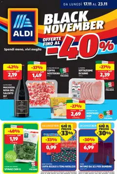 Anteprima Aldi - Black Friday valida dal 17/11/2025