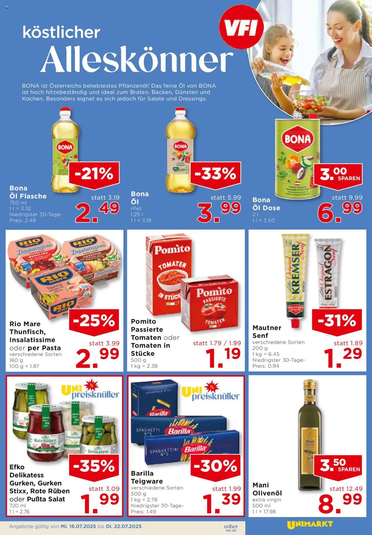 Unimarkt Flugblatt - Seite 7- gültig ab 16.07.2025