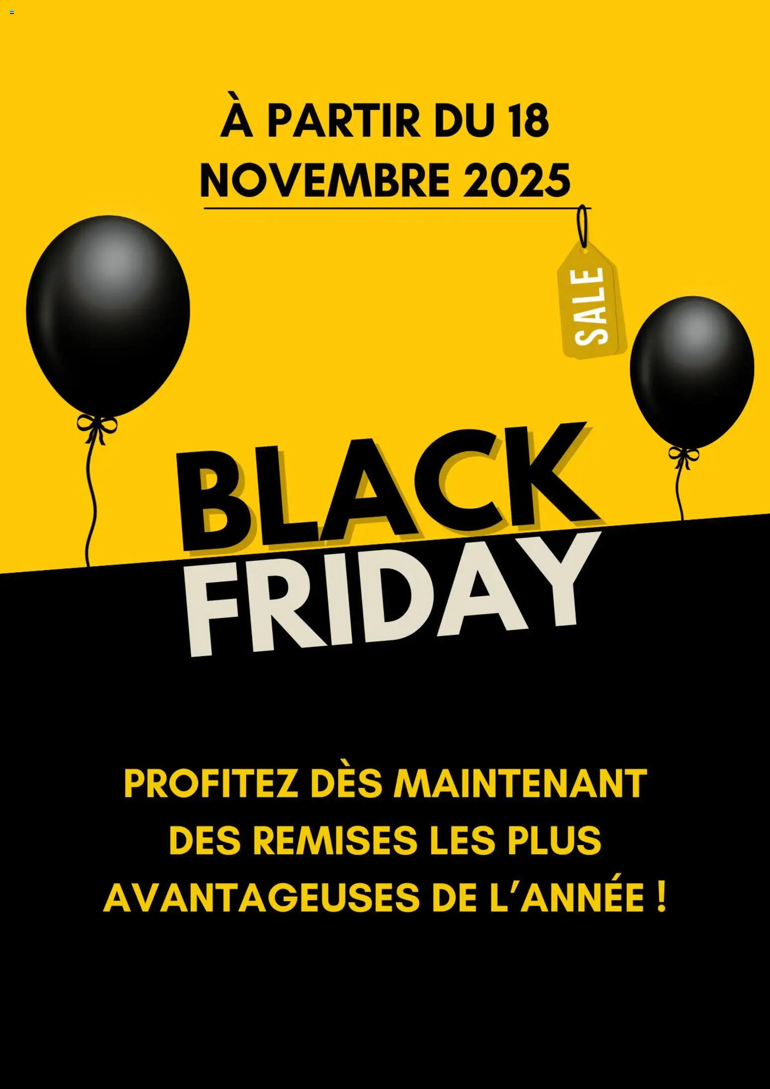 Carrefour Black Friday avis - page 1 - valable à partir du 05/11/2025