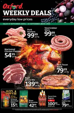 Preview Oxford Freshmarket Specials valid from 17/09/2025