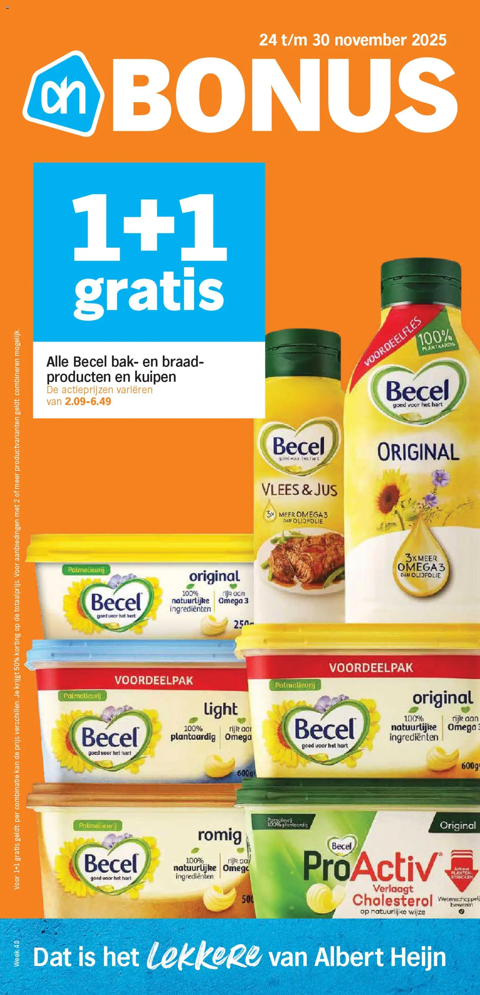 Albert Heijn folder week 48 - pagina 1- geldig vanaf 24-11-2025
