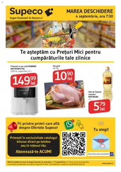 Supeco catalog - Deschidere Roman valabil de la 04.09.2025