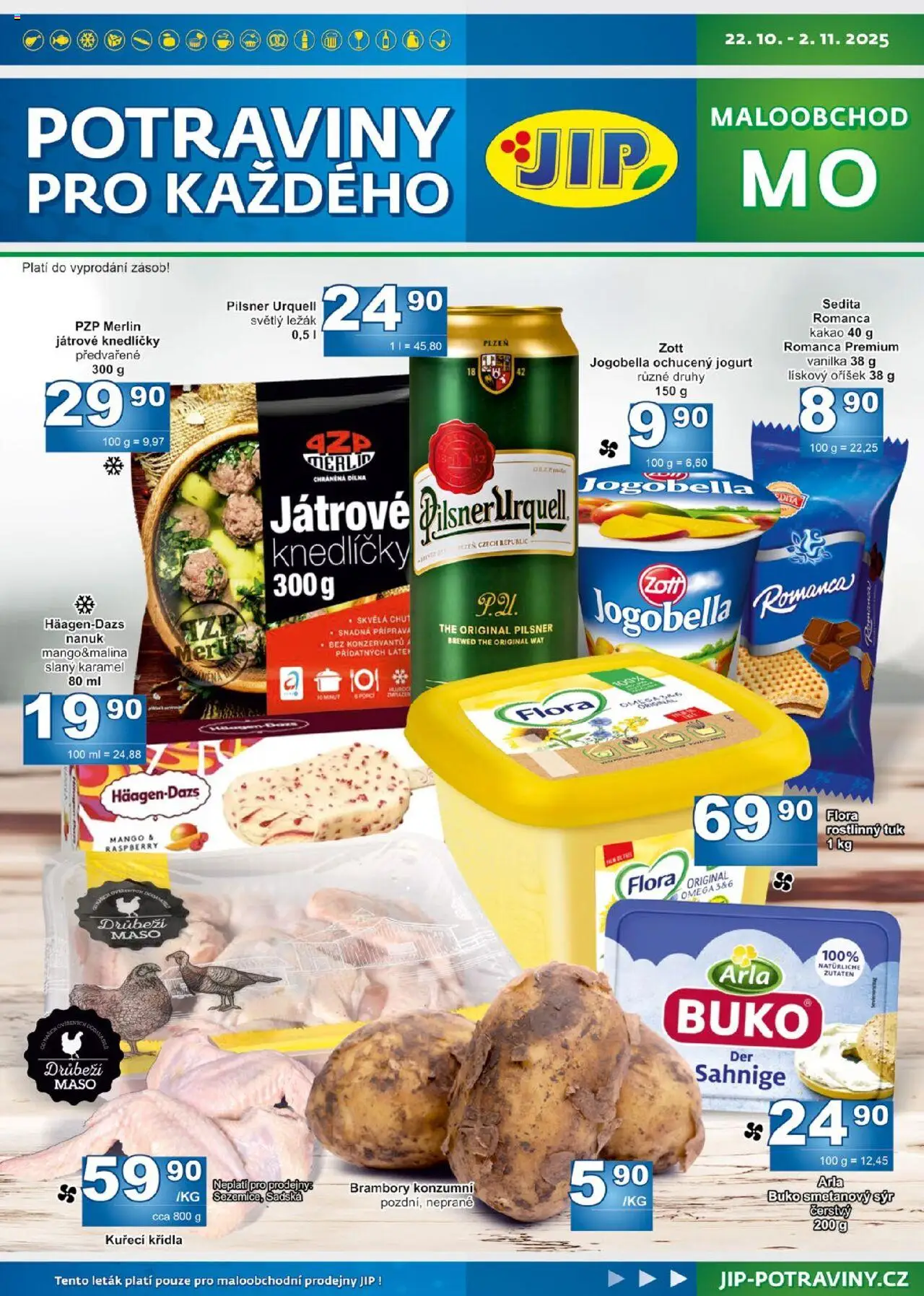 Jip leták - strana 1- platný od 22.10.2025