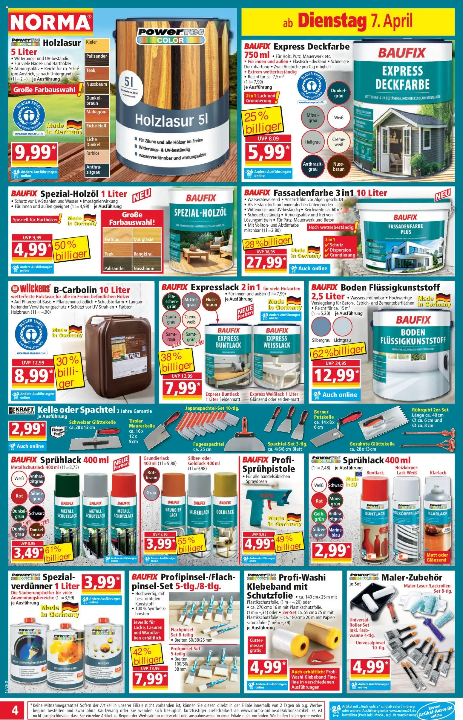 Norma Prospekt 	 - Seite 4 - gültig ab 07.04.2026