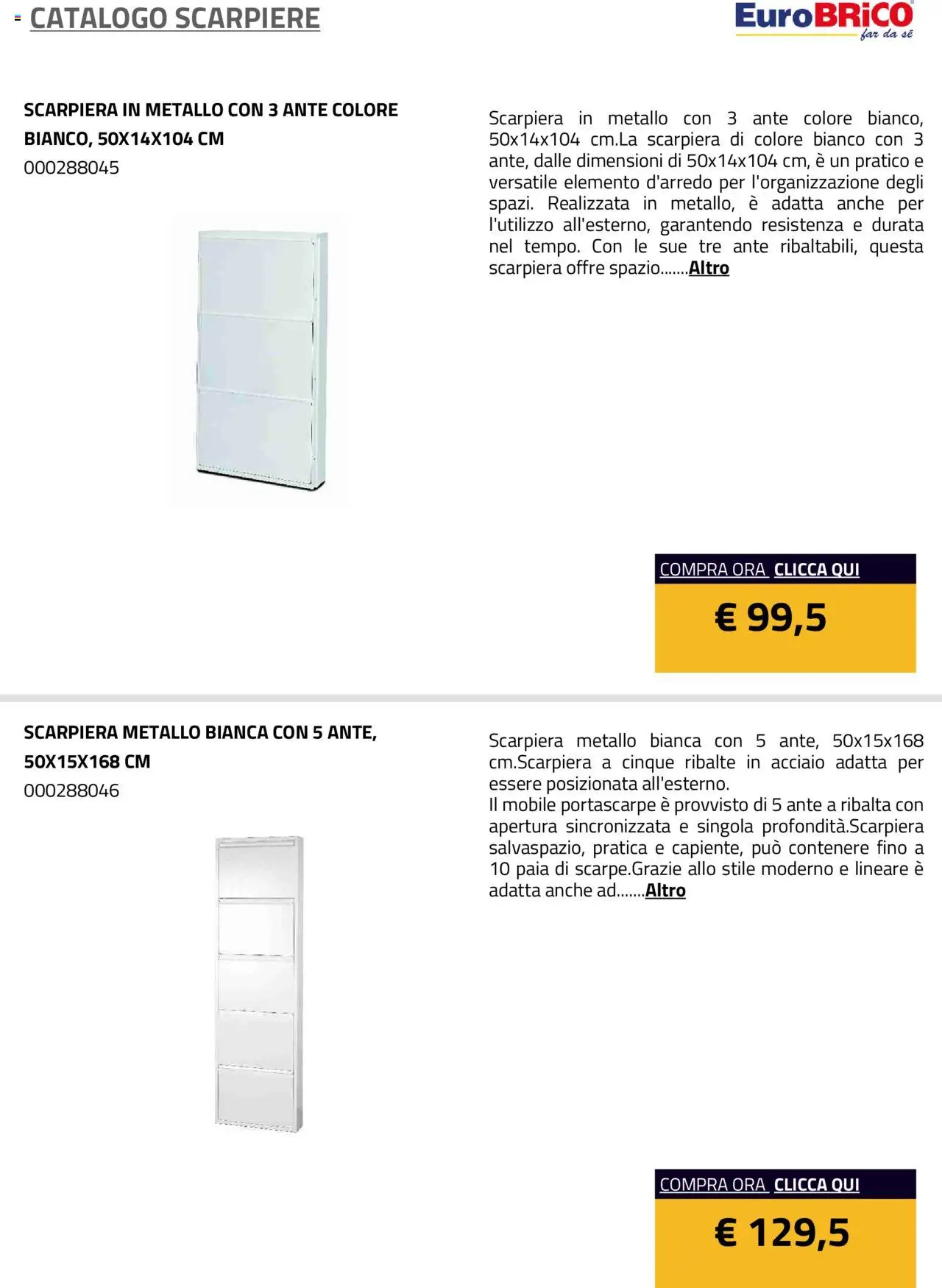 Eurobrico Scarpiere catalogo - pagina 5 - valido dal 23/07/2025