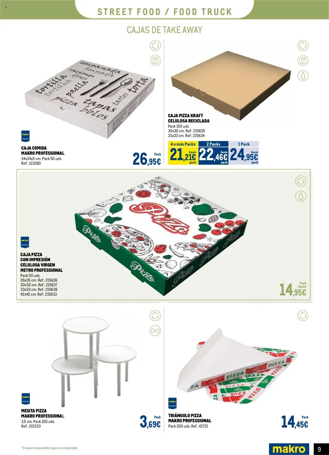 Makro - Catalogo Desechables Take Away Centro - Página de 9 - Válido desde 07/07/2025