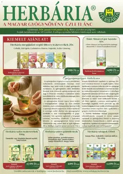 Előnézet Herbária Akciós újság érvényes 2026.01.08.-tól