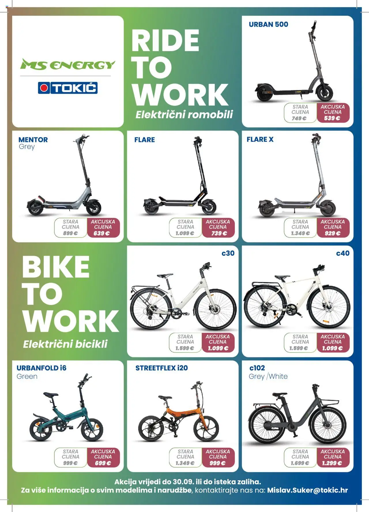 Katalog Ride to Work Tokić - stranica 1- važeći od 15.09.2025