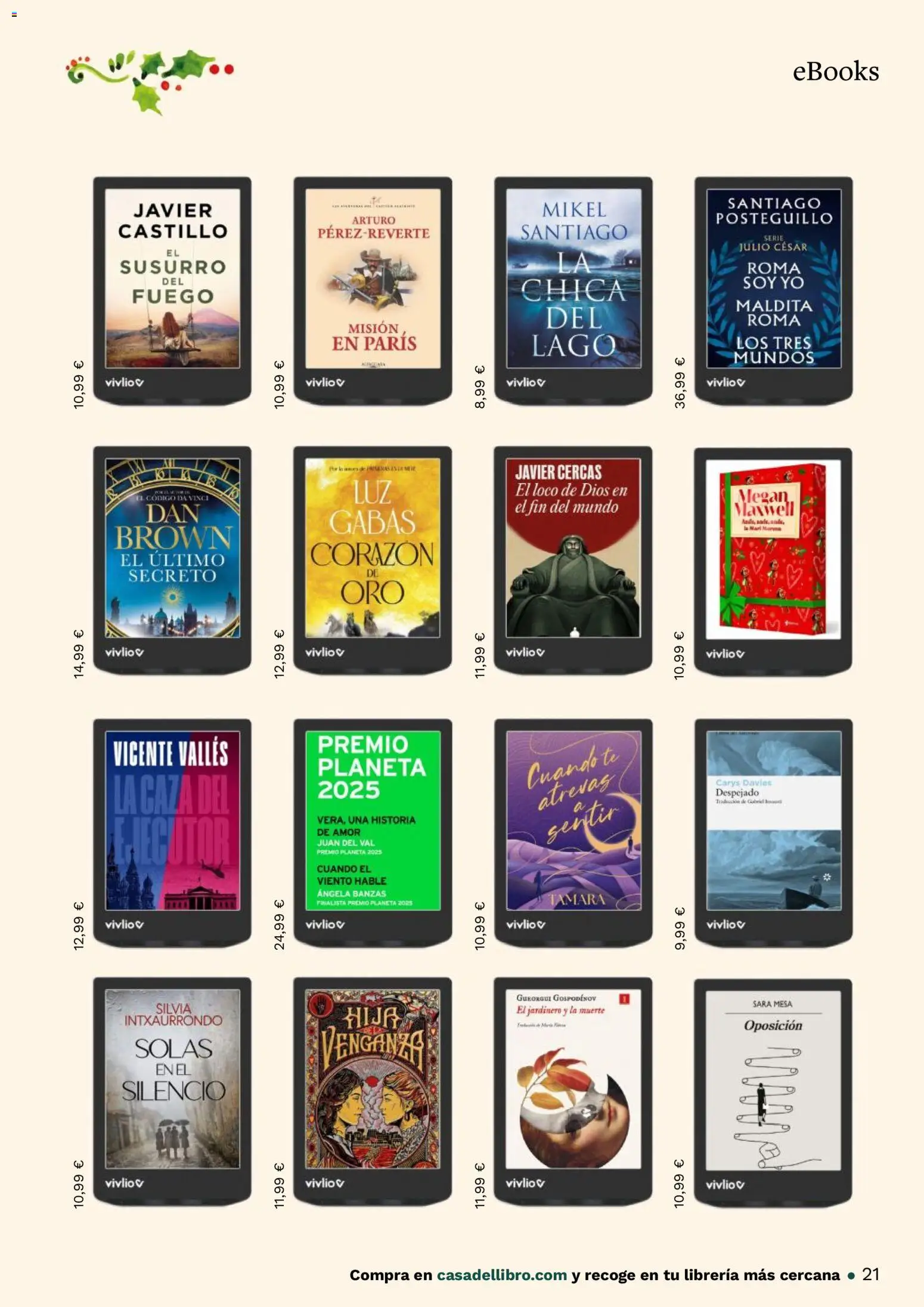 Casa del libro folleto - Página de 21 - Válido desde 01/11/2025