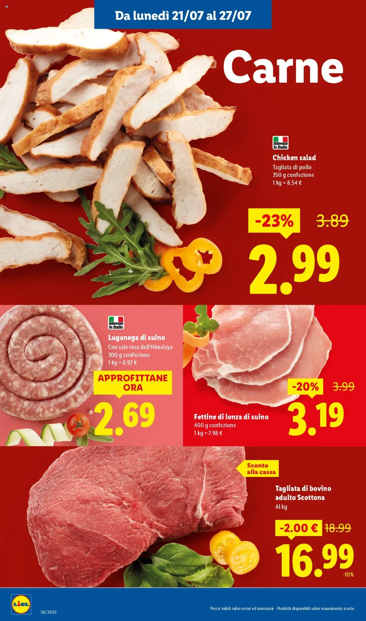 Volantino Lidl	 - pagina 4 - valido dal 21/07/2025