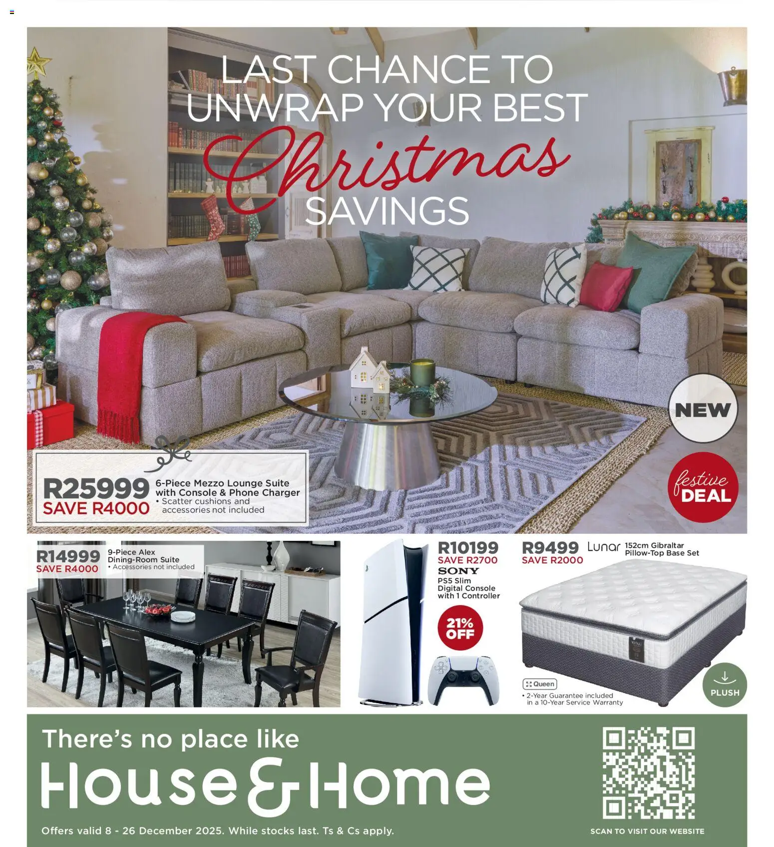 House and Home - Christmas Savings Catalogue - page 1- valid from 08/12/2025