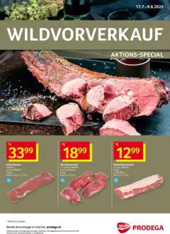 Vorschau Prodega Aktionen Wildvorverkauf gültig ab 17.07.2025