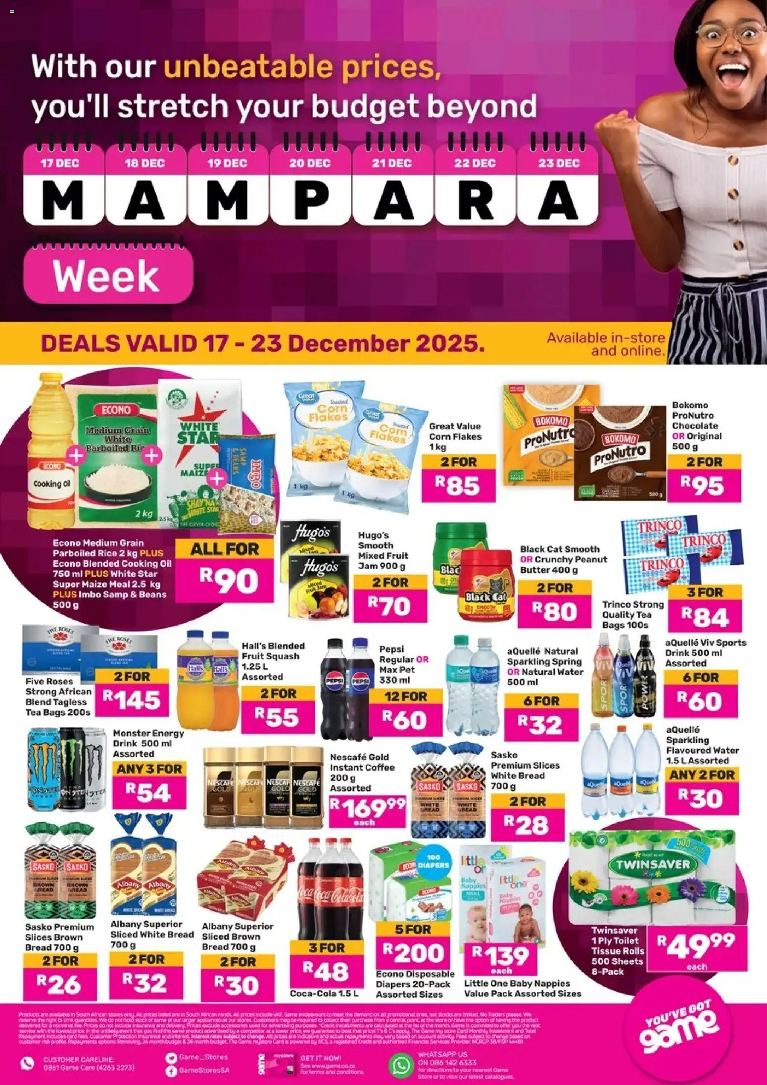 Game - Mampara Week - page 1- valid from 17/12/2025
