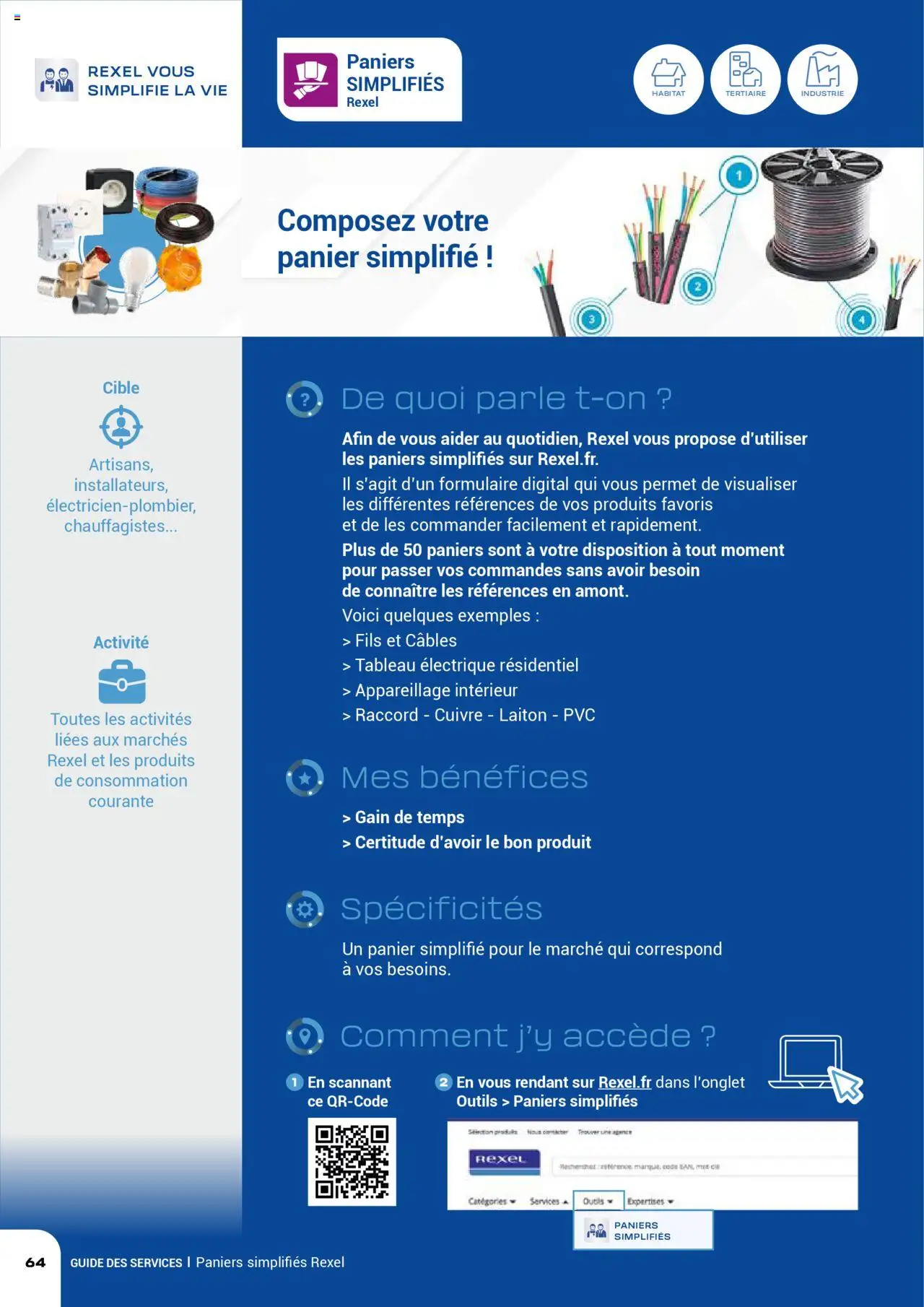 Rexel - Guide des Services - page 64 - valable à partir du 16/07/2025
