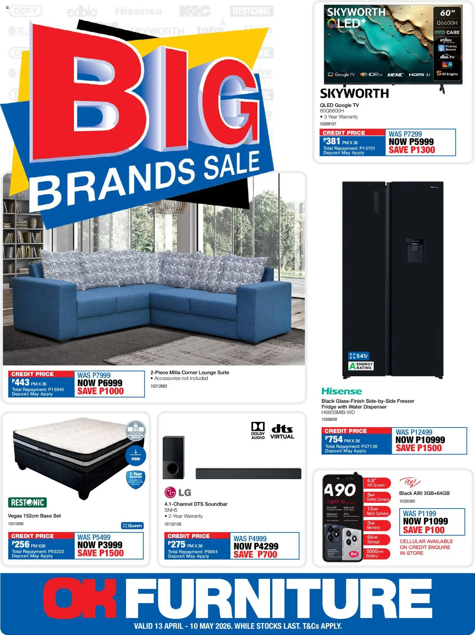 OK Furniture Catalogue Botswana  - page 1- valid from 13/04/2026