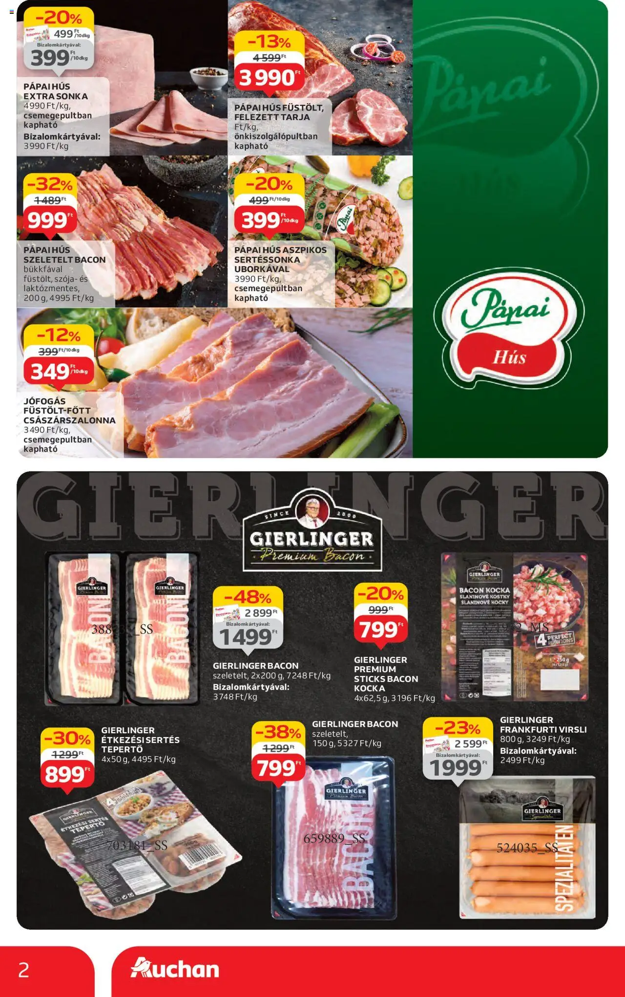 Auchan Hipermarket márkás akciók - 2oldal - érvényes 2025.07.17.-tól