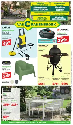 Van Cranenbroek folder geldig vanaf 27/04/2026