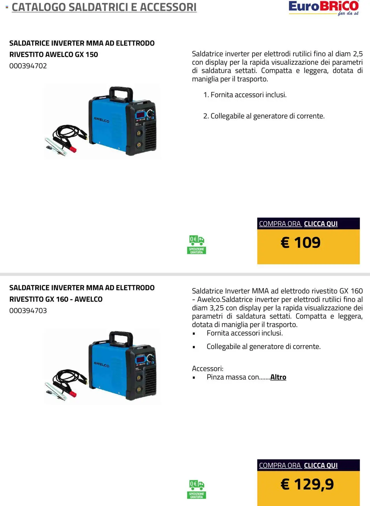 Eurobrico Saldatrici e accessori catalogo - pagina 11 - valido dal 23/07/2025