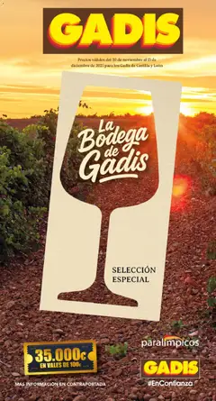 Vista previa del folleto Gadis - folleto válido desde 20/11/2025