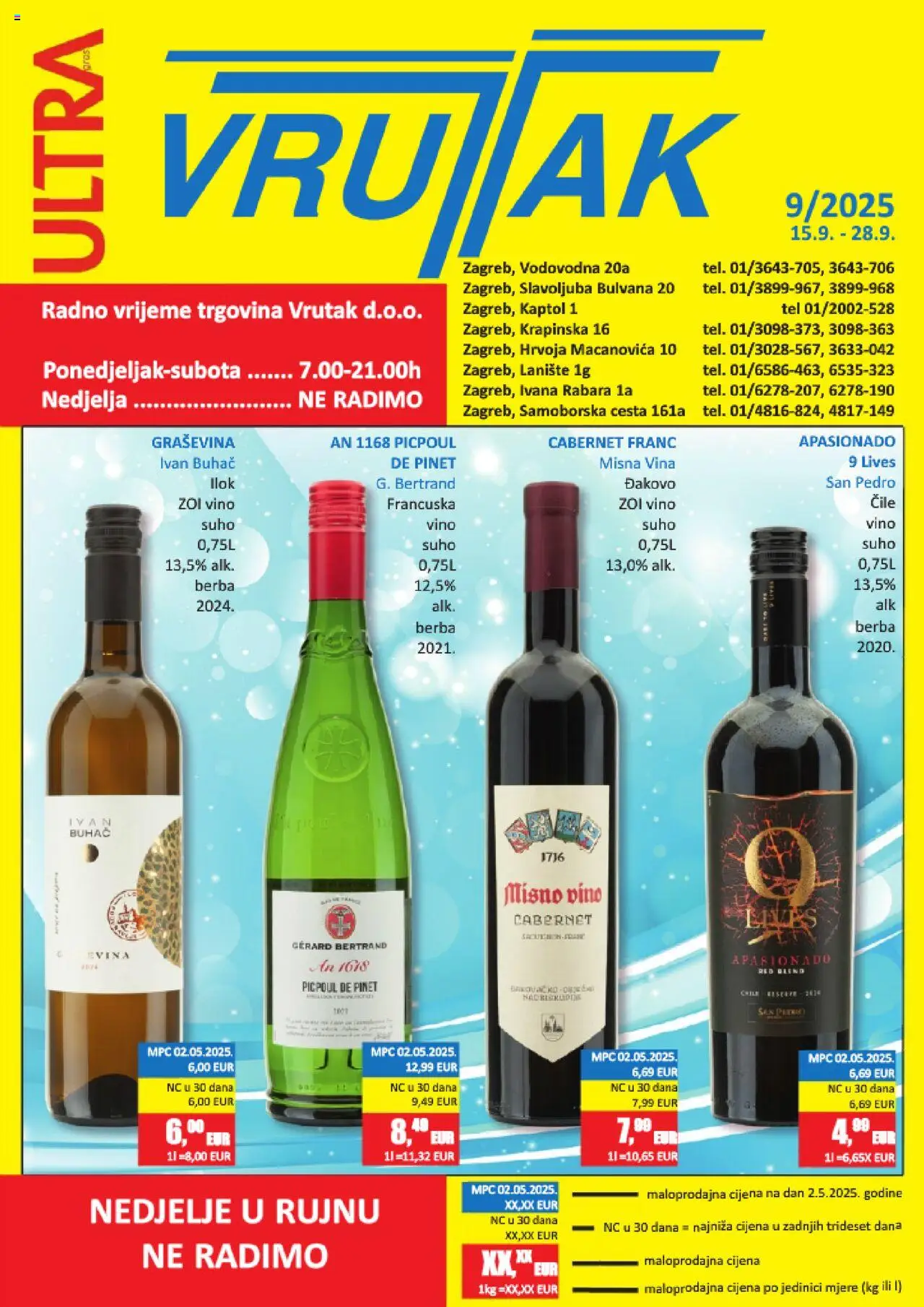 Katalog Vrutak - stranica 1- važeći od 15.09.2025