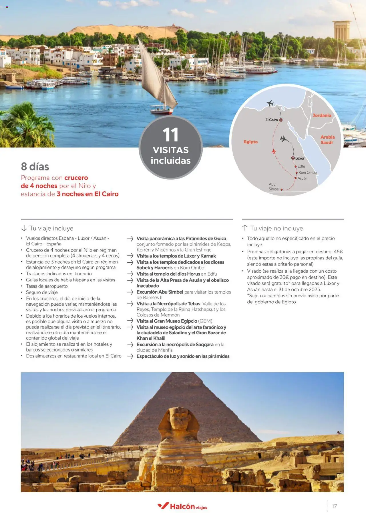 Halcón Viajes Egipto - Página de 17 - Válido desde 01/07/2025