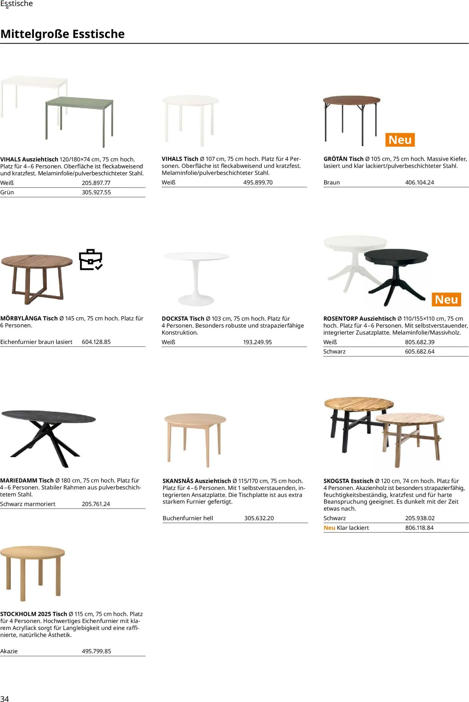 Ikea Essplatz - Seite 34 - gültig ab 02.01.2026