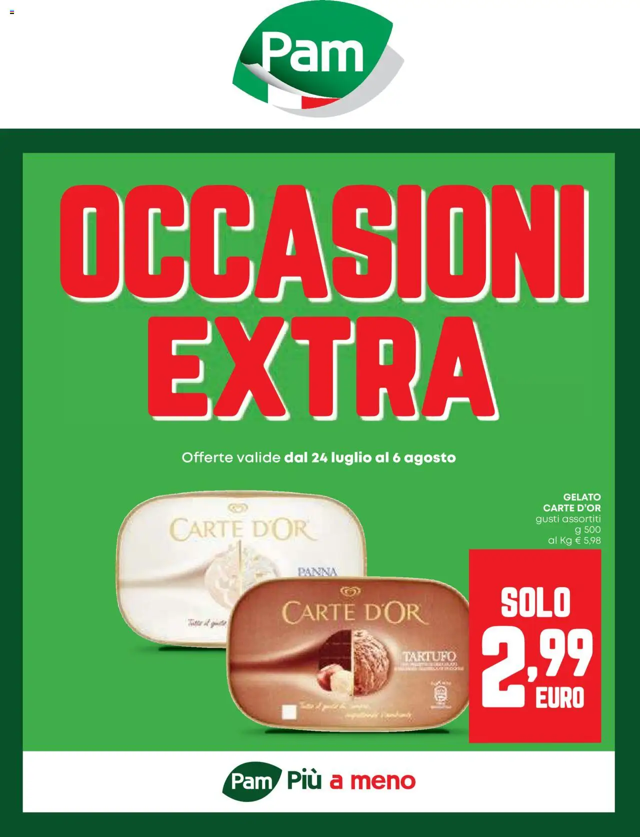 PAM Occasioni Extra catalogo - pagina 1 - valido dal 24/07/2025