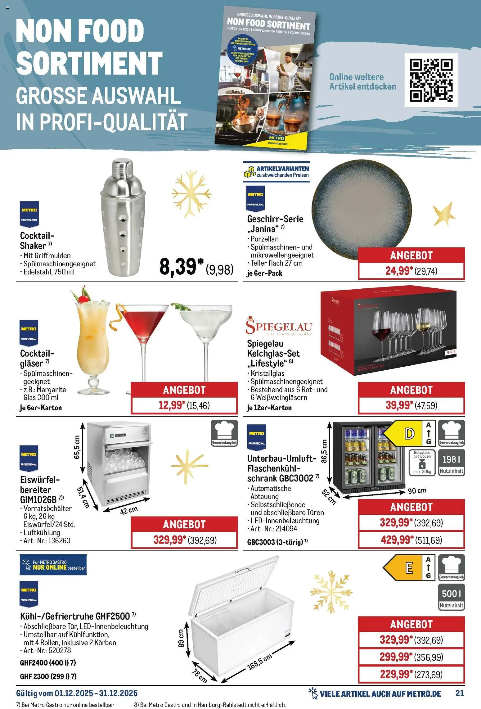 Metro Monats-Menü - Seite 21 - gültig ab 01.12.2025