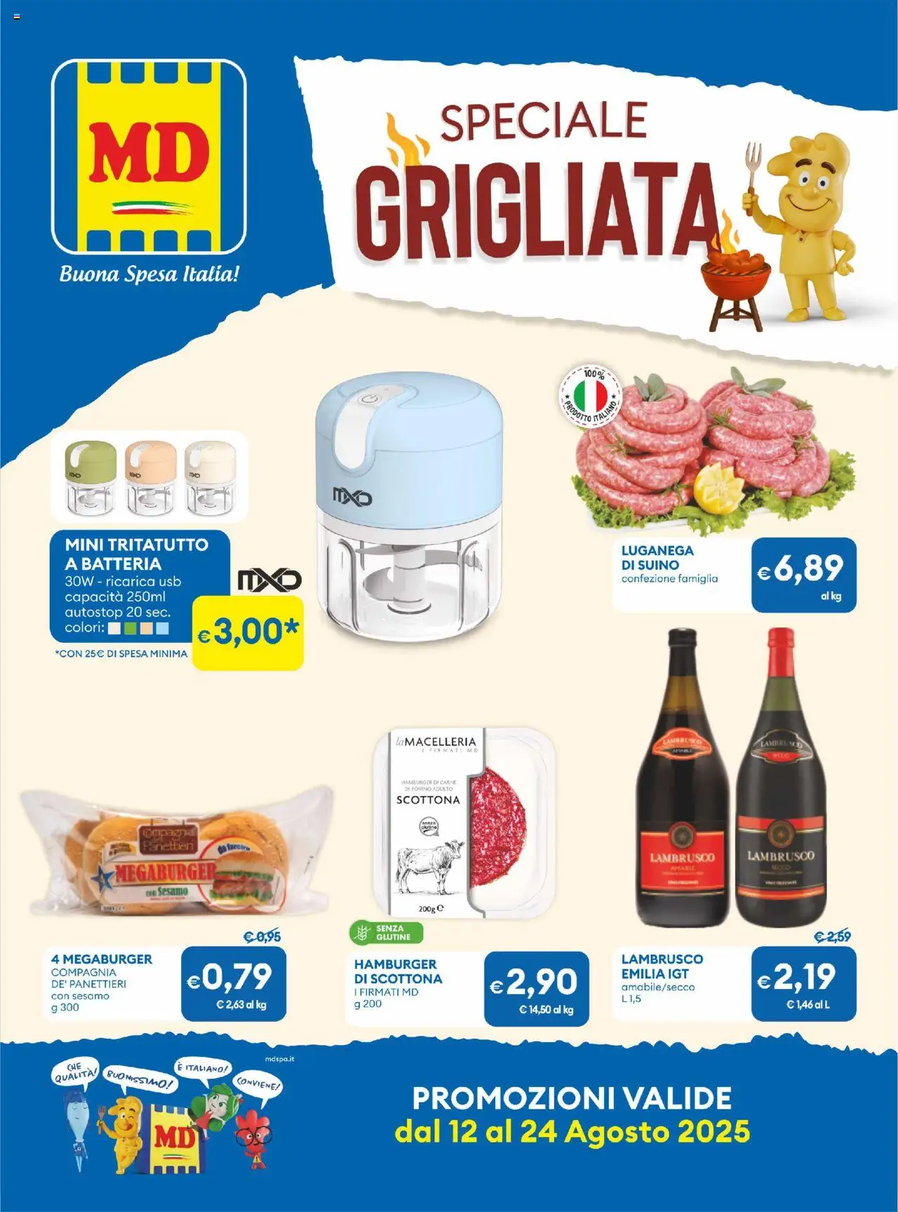 Volantino MD Discount	 - pagina 1 - valido dal 12/08/2025