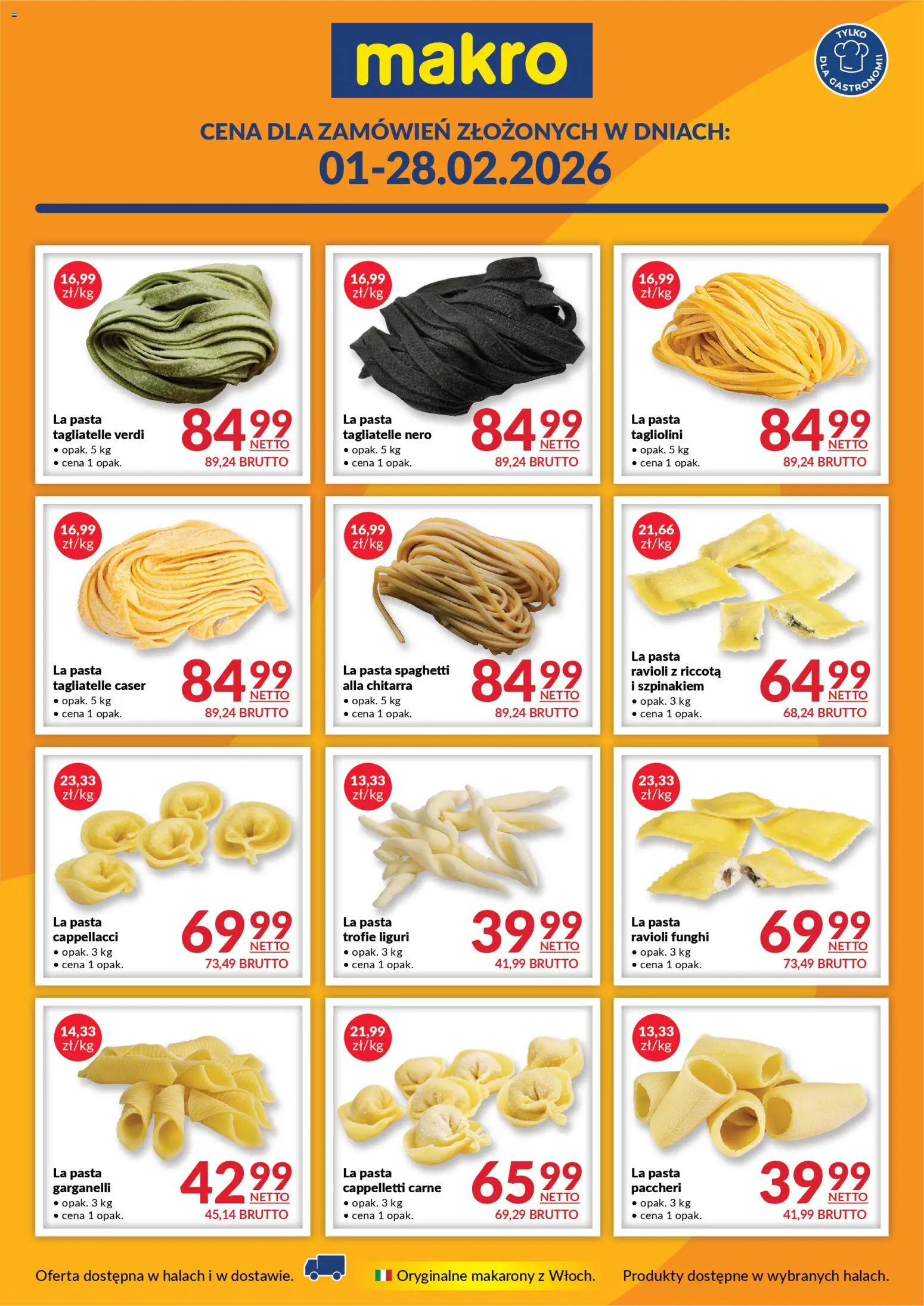 Makro Gazetka - La Pasta - strona 1- ważny od 01.02.2026