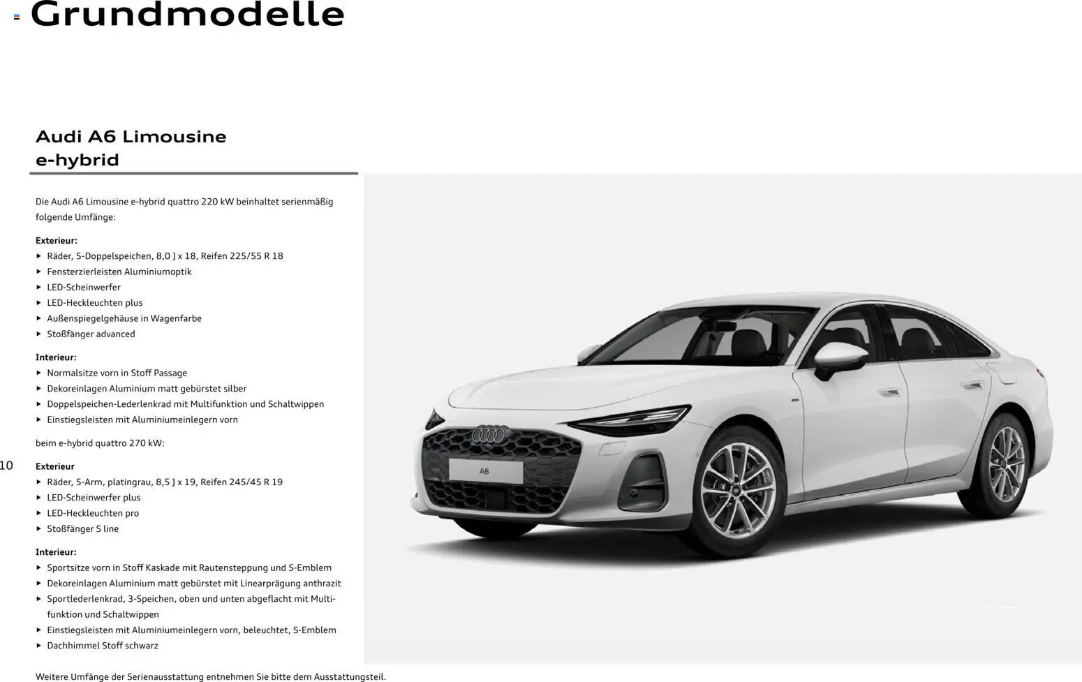 Audi A6 - Seite 10 - gültig ab 28.10.2025