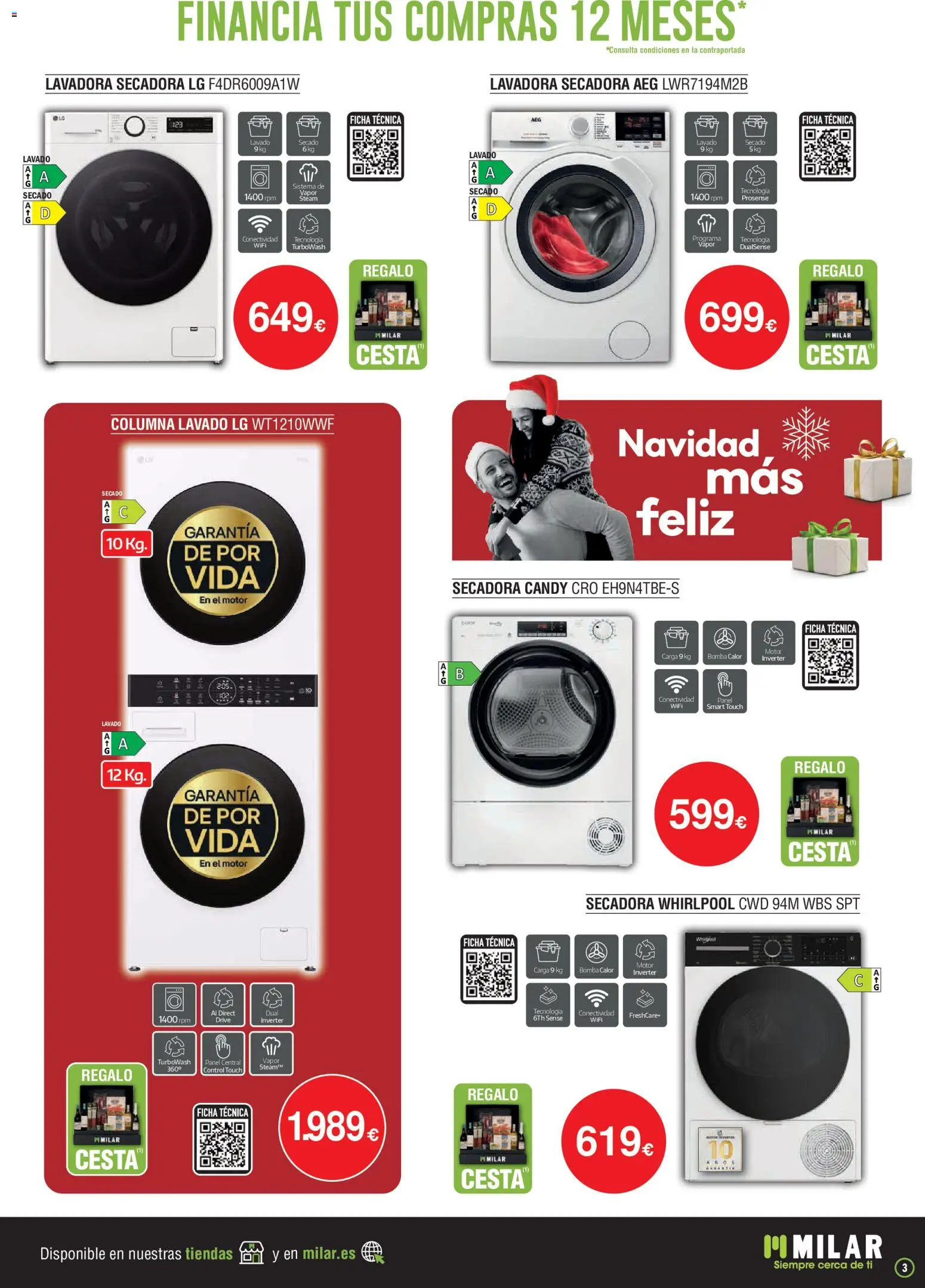 Milar folleto - Página de 3 - Válido desde 01/12/2025