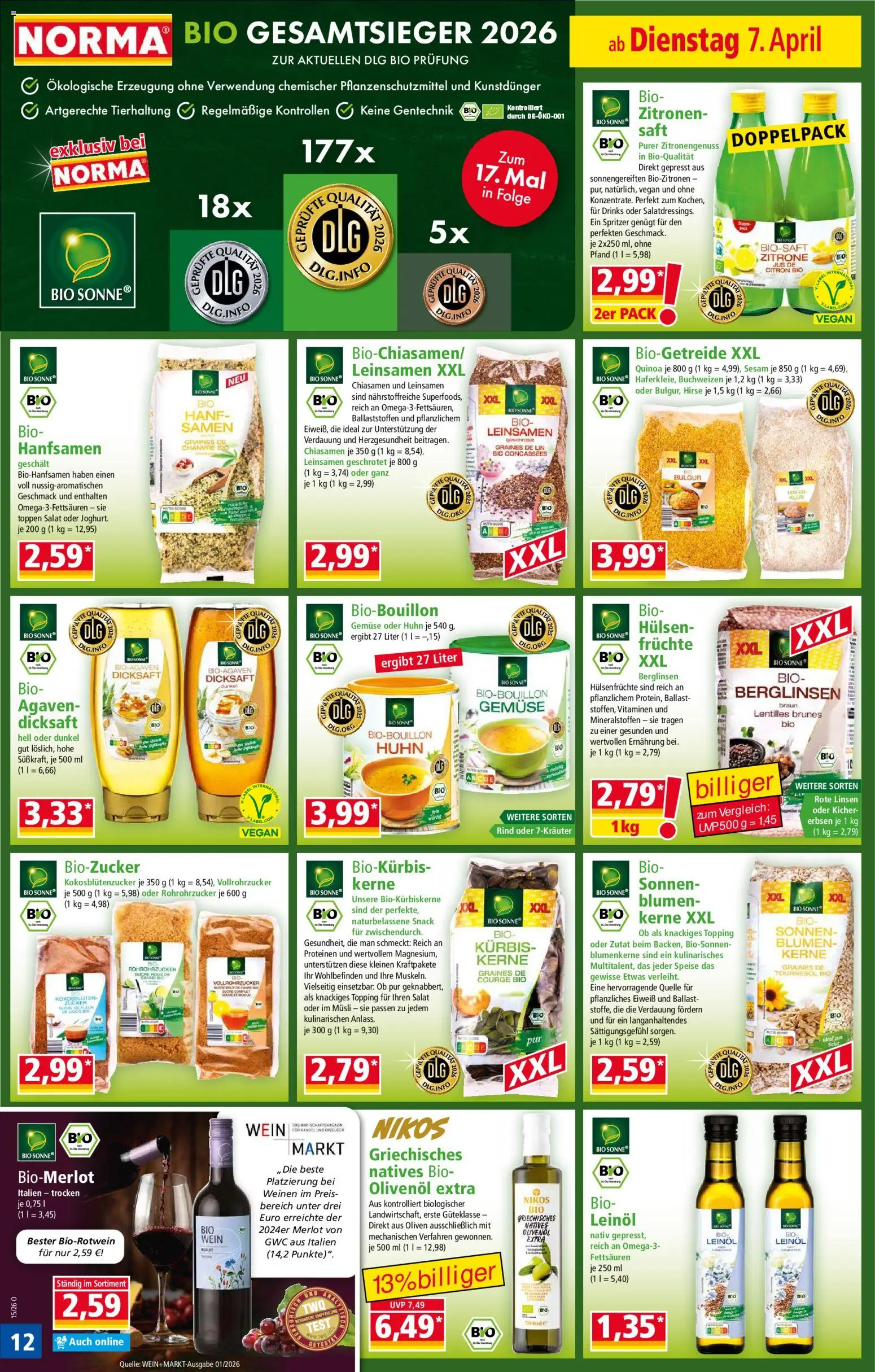 Norma Prospekt 	 - Seite 12 - gültig ab 07.04.2026