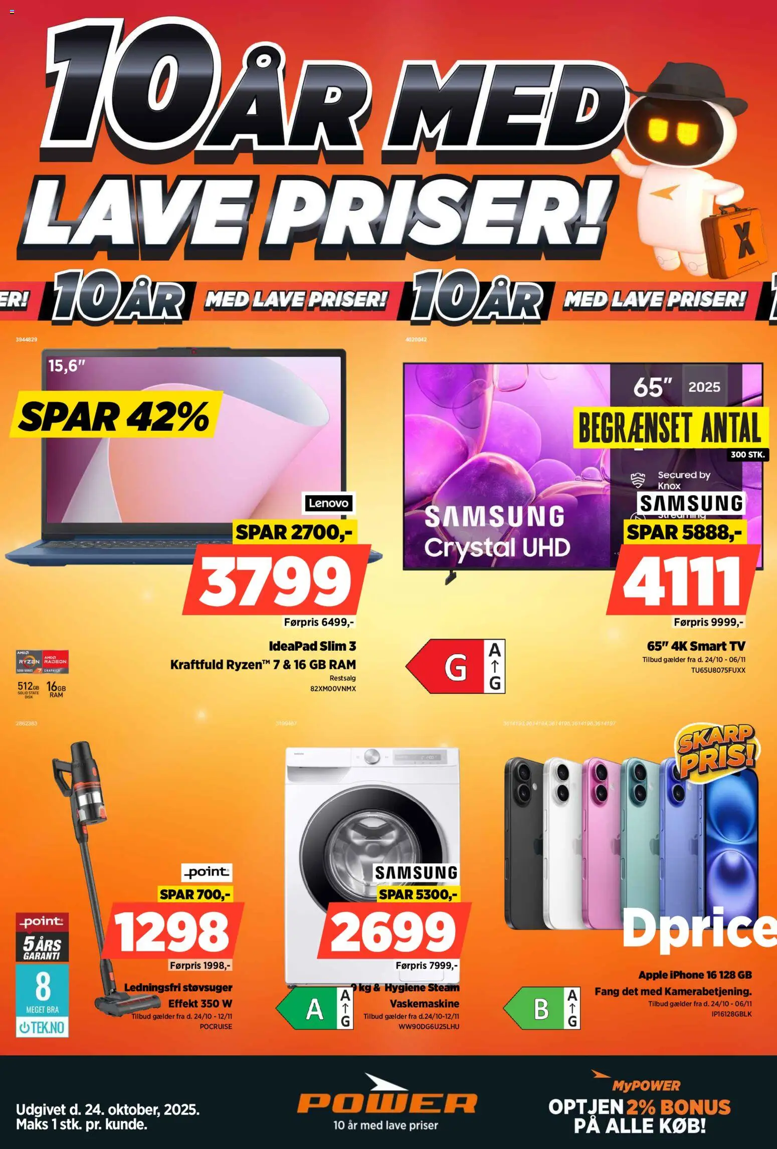 Power - Tilbudsavis - side 1- gyldig fra 24/10/2025