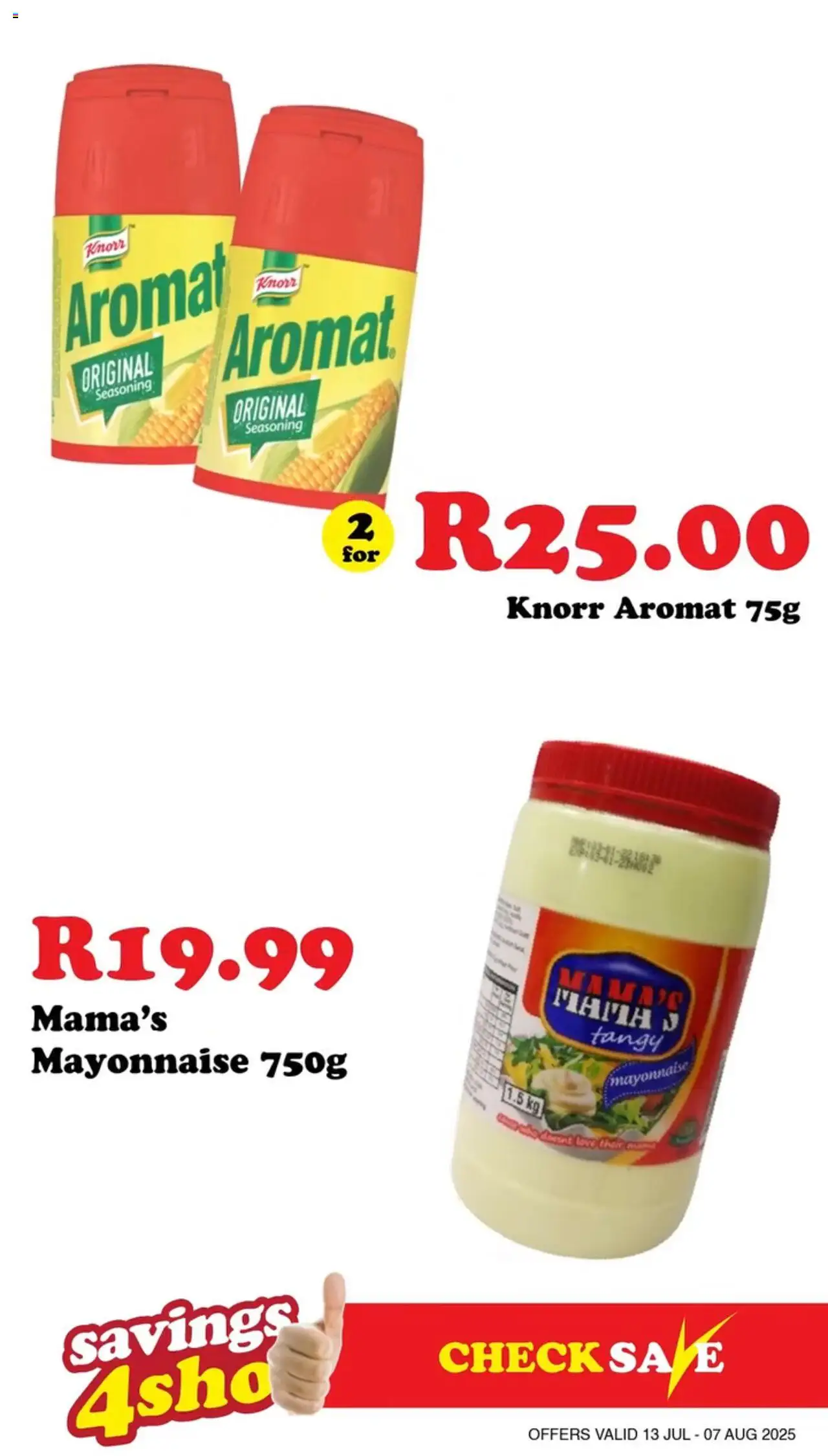 Check Save Specials - page 9- valid from 13/07/2025
