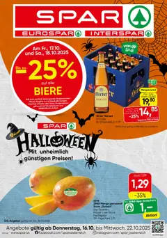 Vorschau Spar Flugblatt - Kärnten gültig ab 16.10.2025