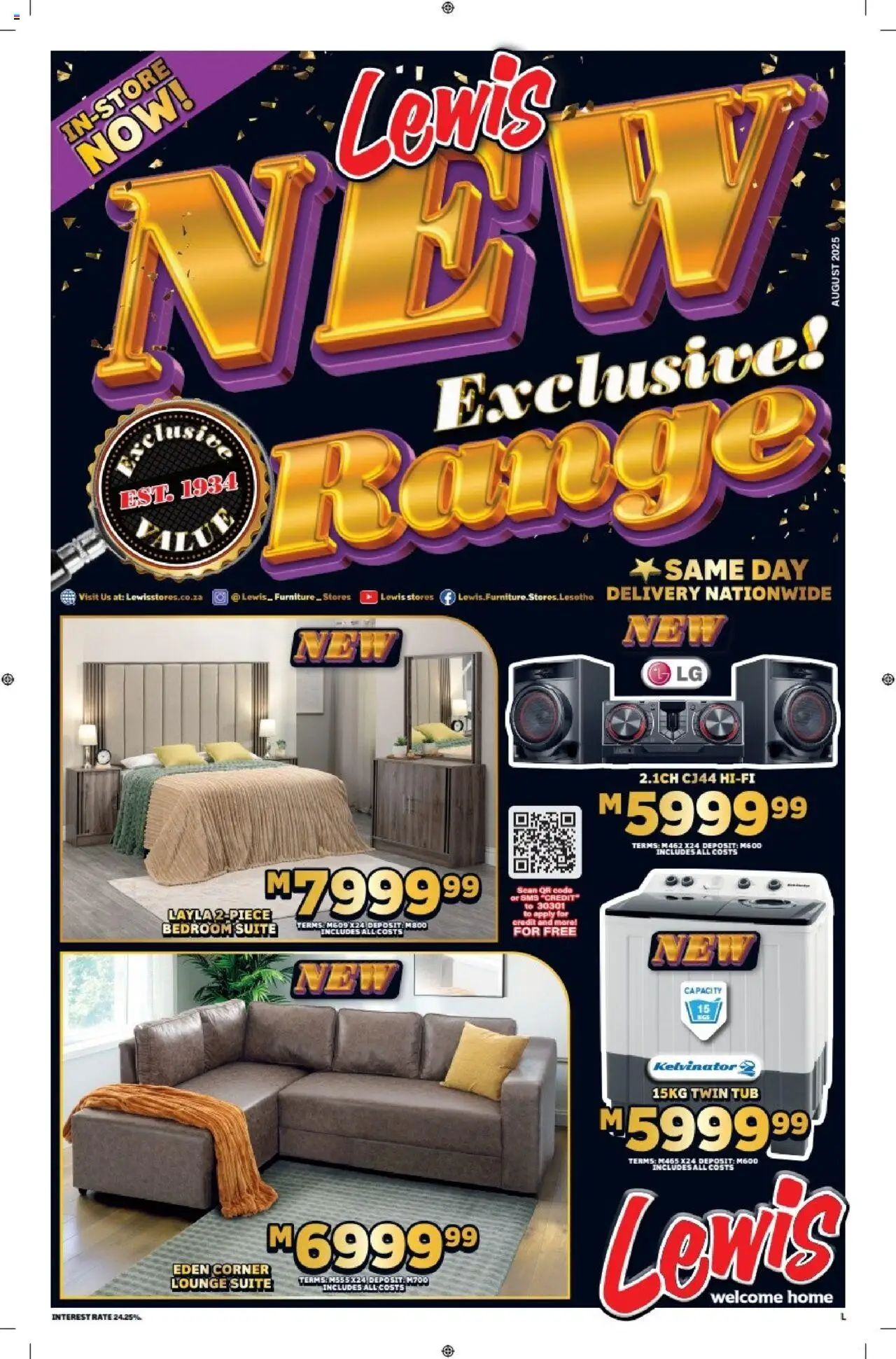 Lewis Stores - Lesotho Brochure - page 1- valid from 11/08/2025