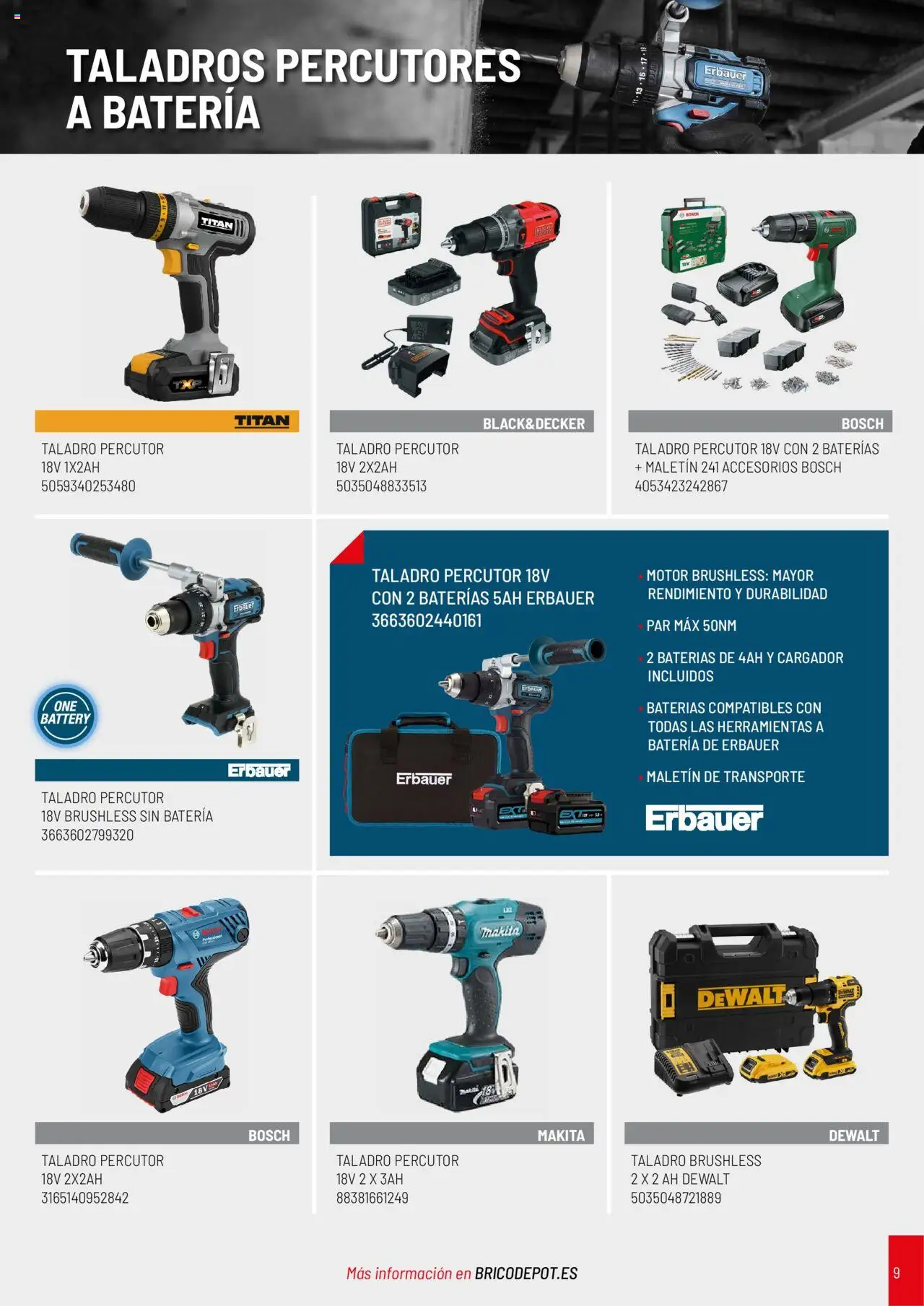 Brico Depôt folleto - Página de 9 - Válido desde 01/04/2025