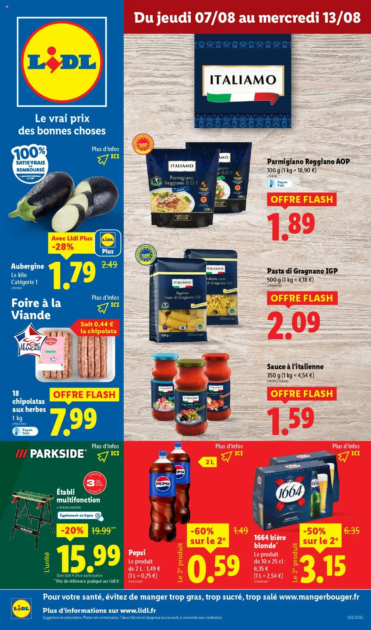 LIDL catalogue semaine 31 - page 1 - valable à partir du 07/08/2025