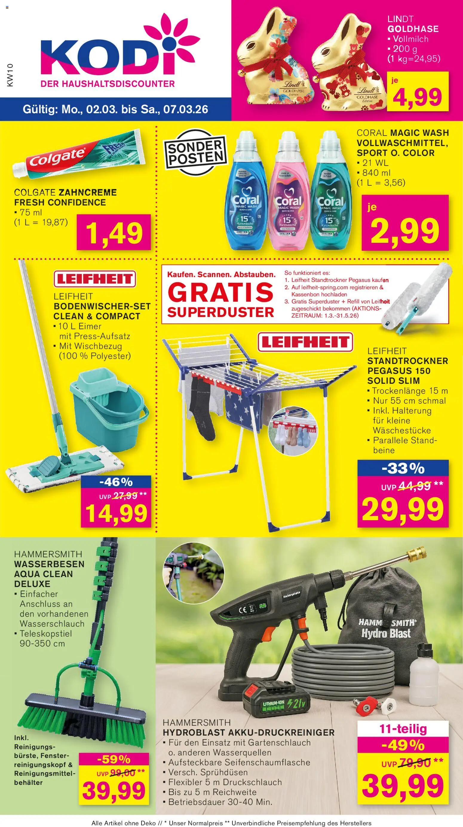 KODi Prospekt 	 - Seite 1 - gültig ab 02.03.2026