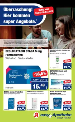 Vorschau Easy Apotheke Prospekt 	 gültig ab 28.02.2026