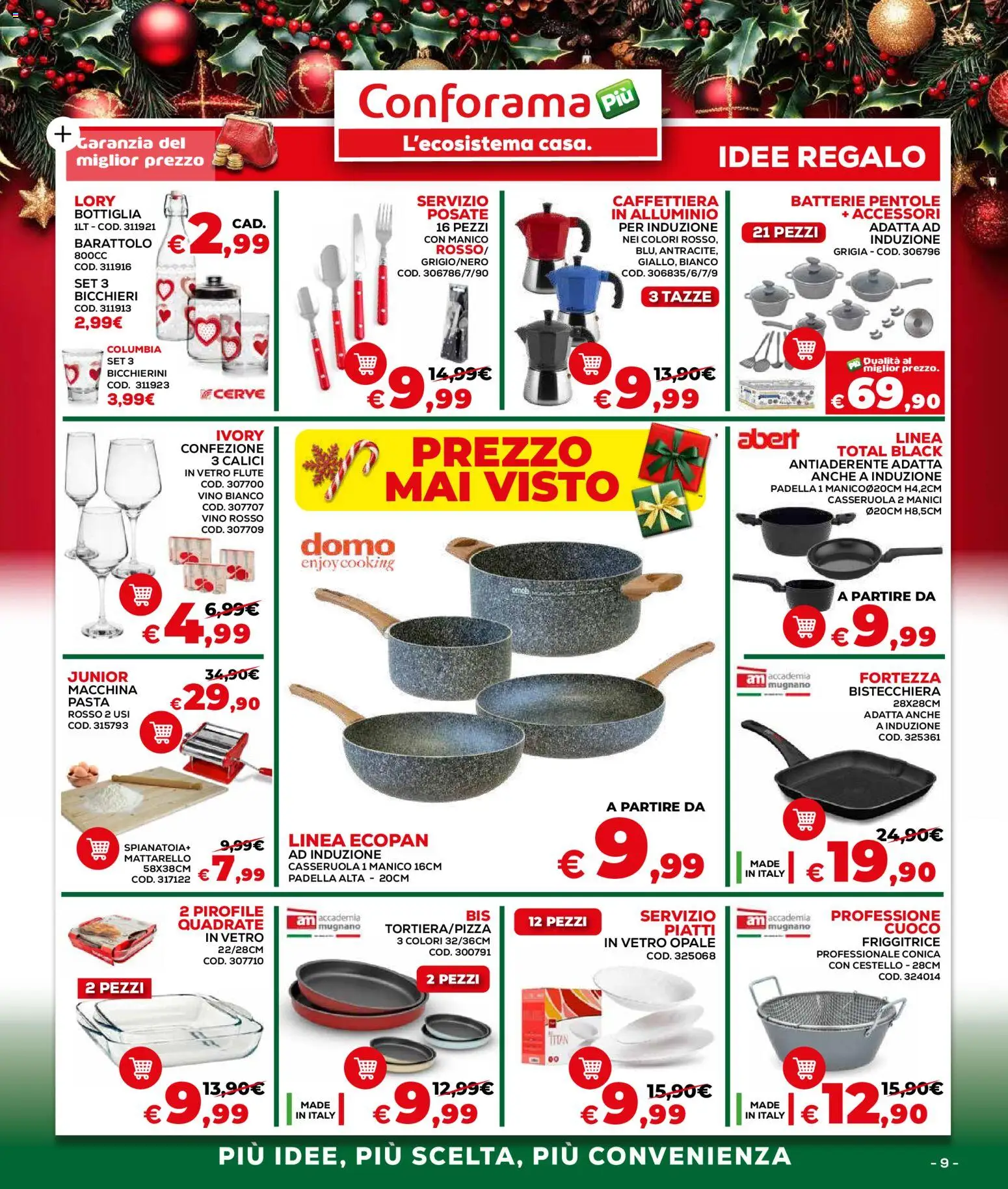Volantino Conforama	 - pagina 9 - valido dal 04/12/2025