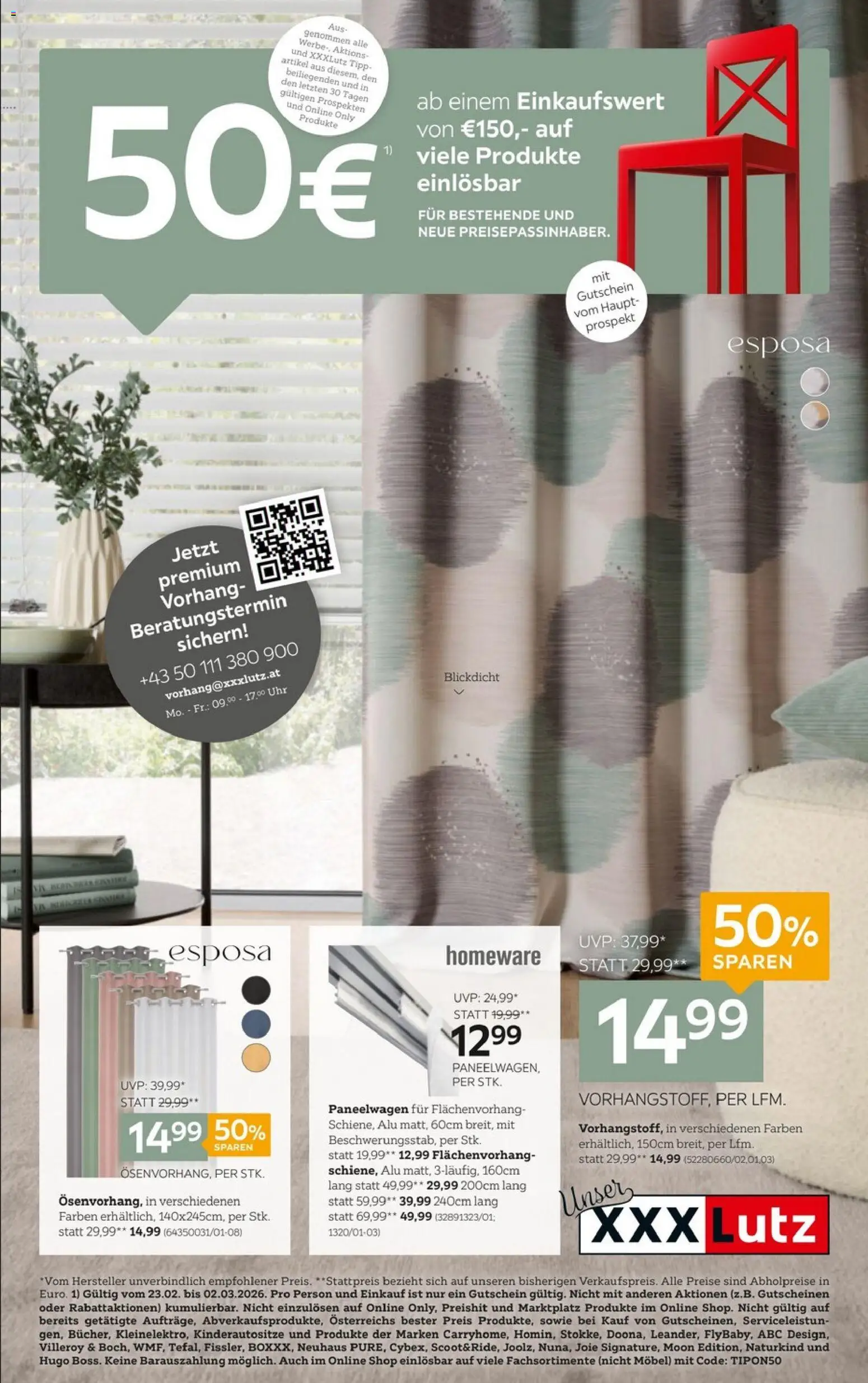 XXXLutz Heimtextilien - Seite 1- gültig ab 23.02.2026