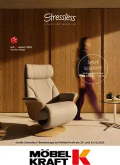 Vorschau Möbel Kraft Stressless Spezial gültig ab 08.10.2025