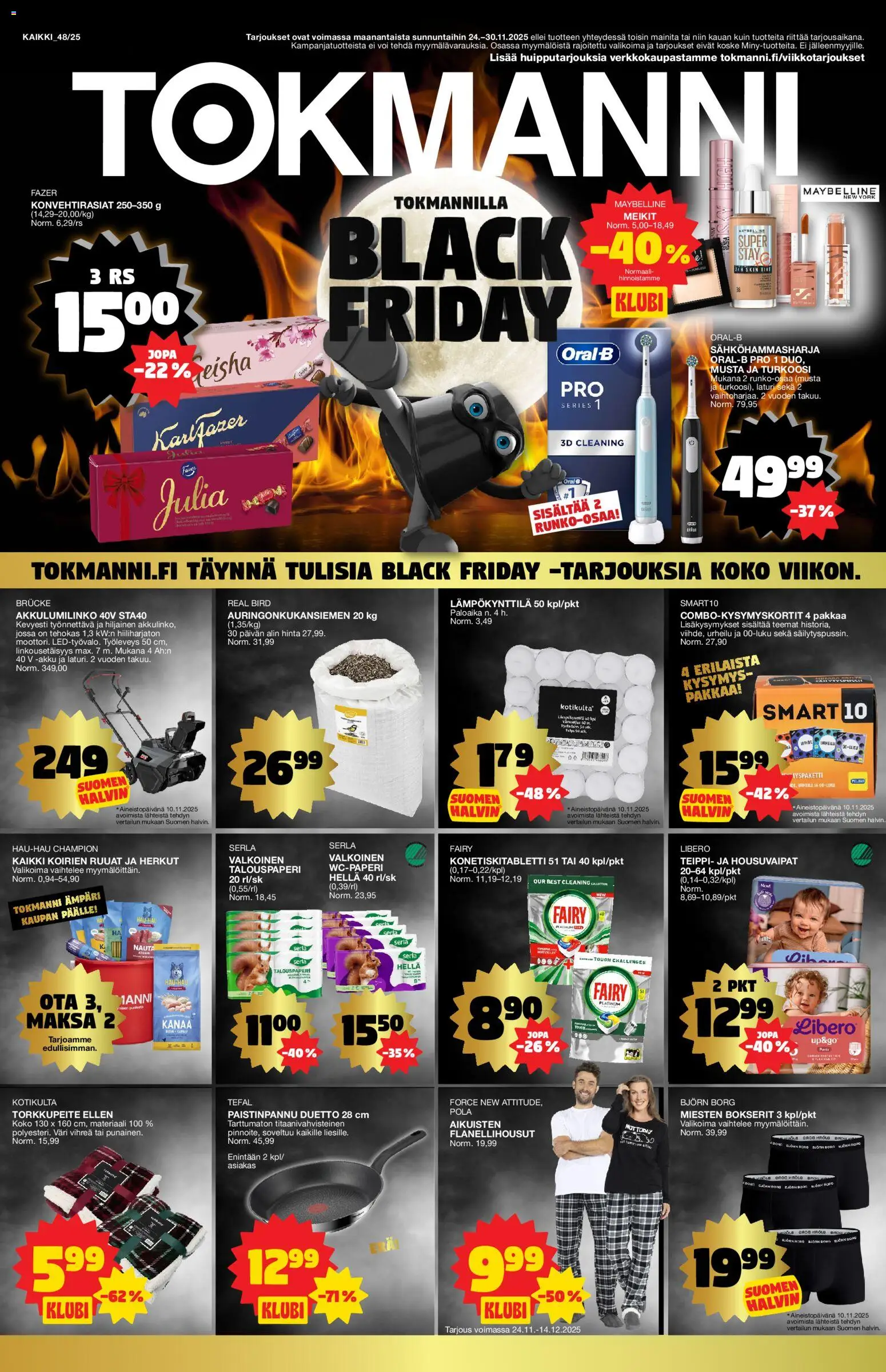 Tokmanni - Black Friday - sivu 1- voimassa alkaen 24/11/2025