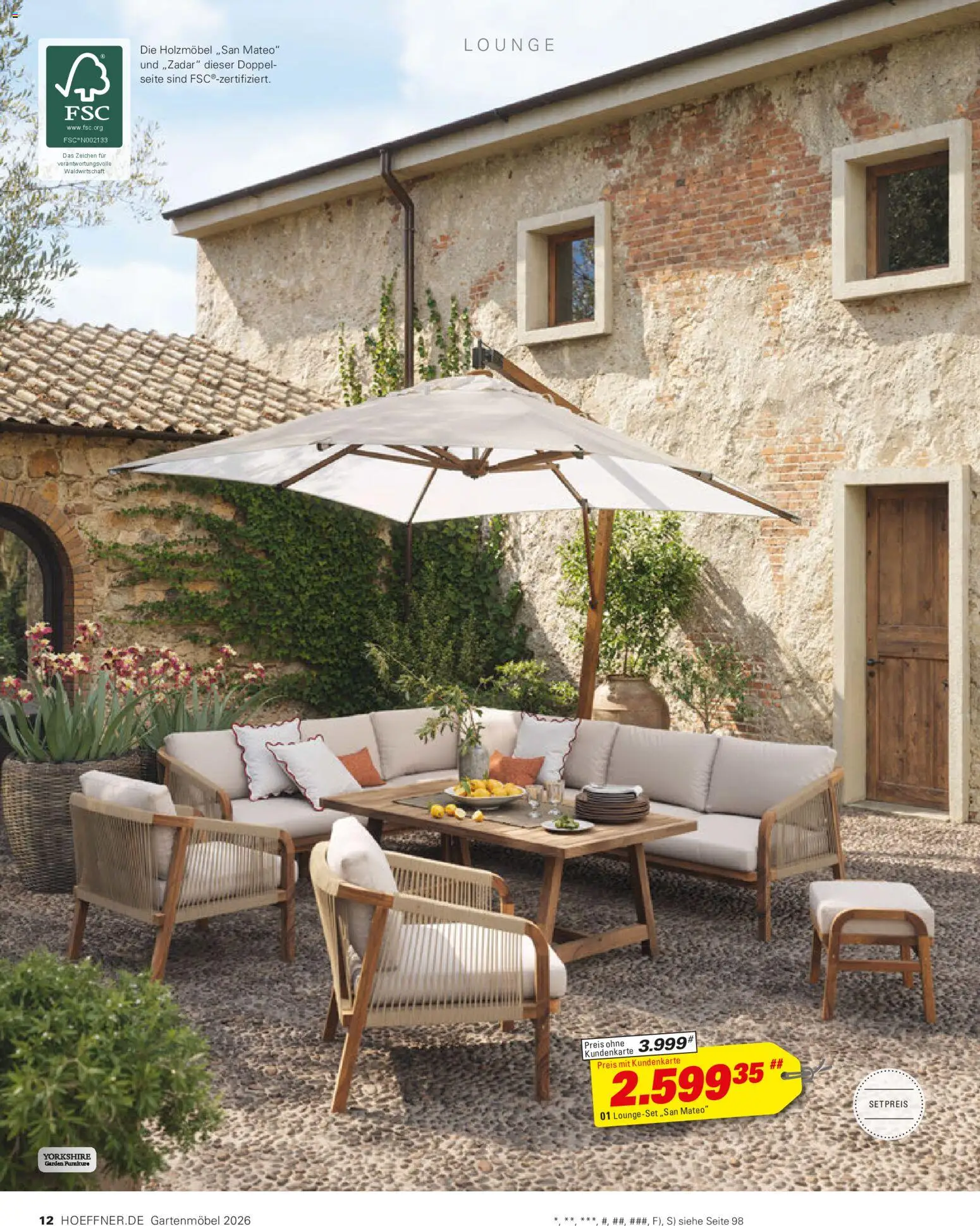 Höffner Prospekt Gartenmöbel - Seite 12 - gültig ab 27.03.2026