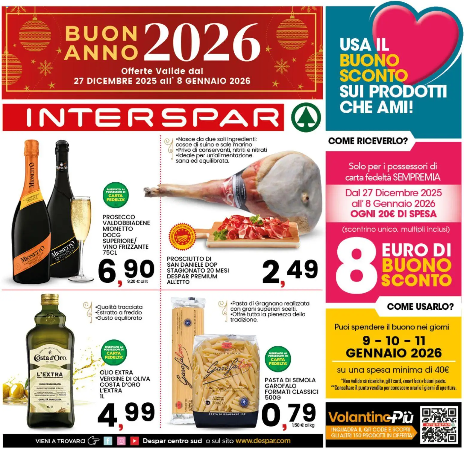 Volantino Interspar	 - pagina 1 - valido dal 26/12/2025