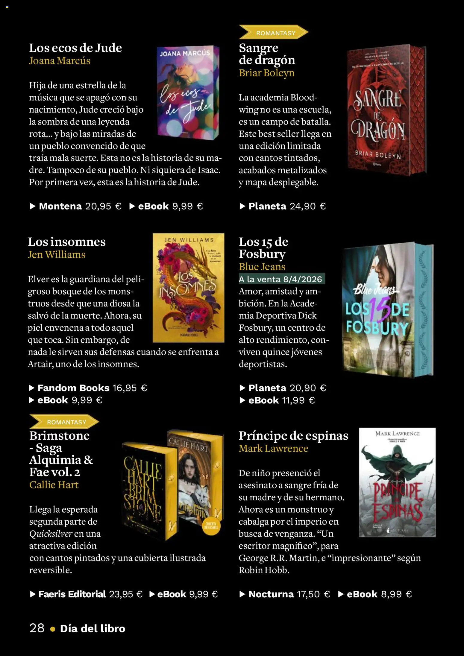 Casa del libro folleto - Página de 28 - Válido desde 01/04/2026