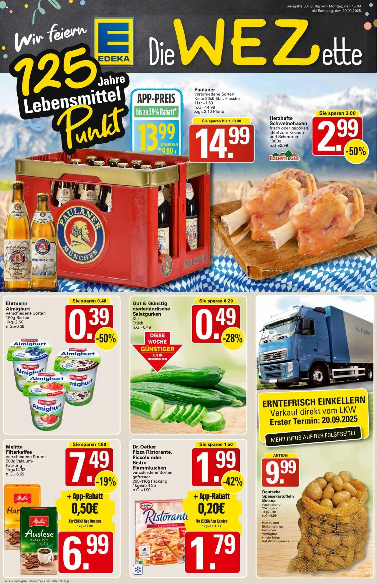 WEZ Prospekt - Seite 1 - gültig ab 15.09.2025